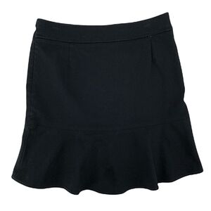 GAP Women’s 8 Stretch Black Fit & Flare Simple Cotton Skirt RN# 54023